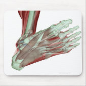 足2の筋骨格 マウスパッド (正面)