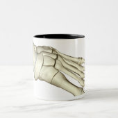 足2の骨 ツートーンマグカップ (中央)