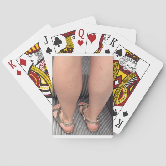 足 トランプ (裏面)