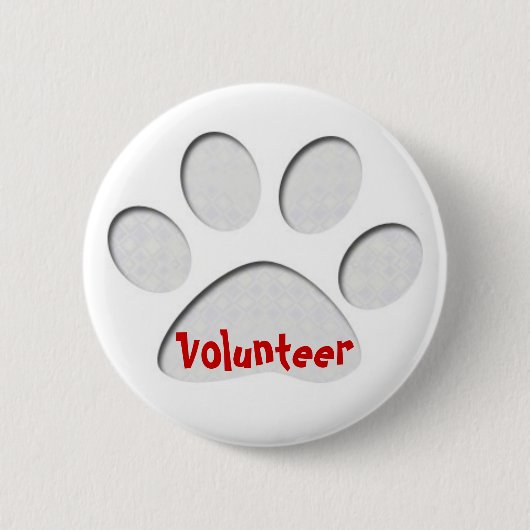 足、ボランティア 缶バッジ (正面)