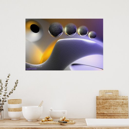 足 ポスター (キッチン)