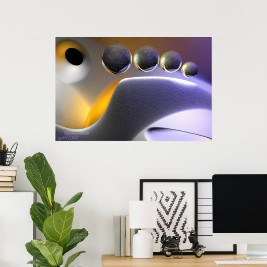 足 ポスター (ホームオフィス)