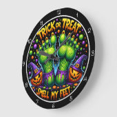 足 ラージ壁時計 (傾斜)