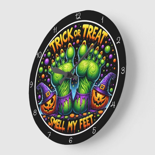 足 ラージ壁時計 (傾斜)