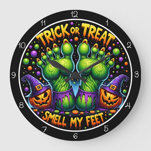 足 ラージ壁時計 (正面)