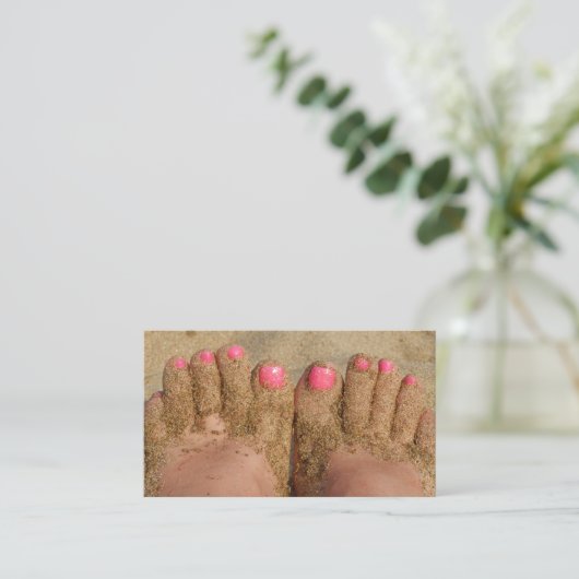 足 名刺 (スタンド正面)