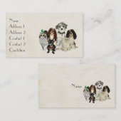 足、爪及び羽の名刺 名刺 (正面/裏面)