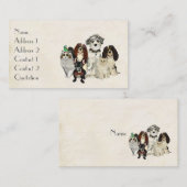 足、爪及び羽の名刺 名刺 (正面/裏面)