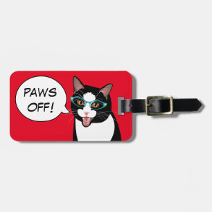 足! 粋なタキシード猫旅行BlissAndKittens ラゲッジタグ