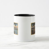 距離からのカジノとピアの表示 マグカップ (中央)