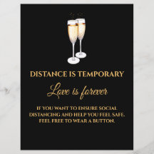 距離は一時的 愛は永遠 フライヤー