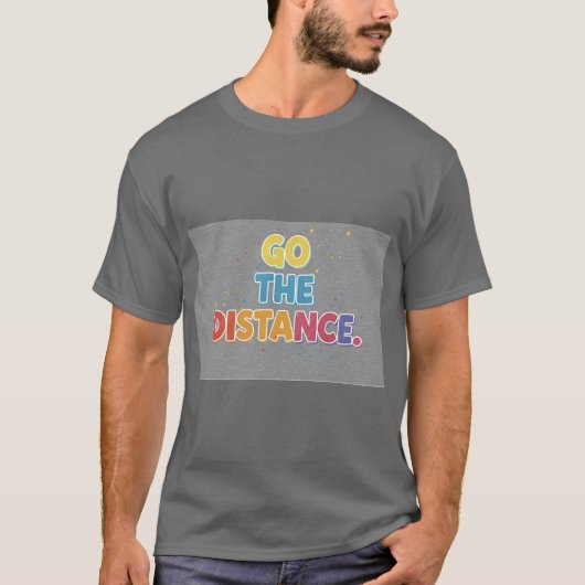 距離を移動 Tシャツ (正面)