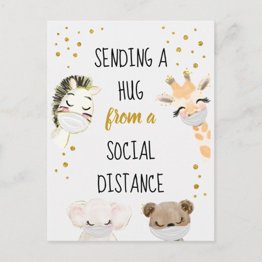 . .距離を置いて抱き締める ポストカード (正面)