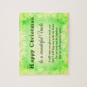 距離ハッピークリスマスアンクル ジグソーパズル (縦)