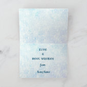 距離ハッピークリスマスママと義父 カード (内部)