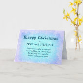 距離ハッピークリスマスママと義父 カード (黄色い花)