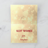 距離ハッピーバースデーMomカード カード (内部)