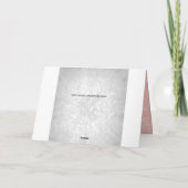 距離ハッピーホリデーズシスターグリーティング カード (裏面)