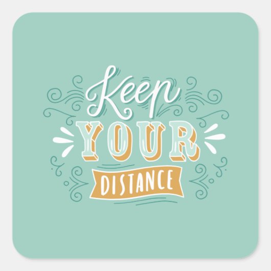 距離保シール スクエアシール (正面)