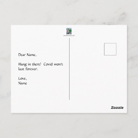 距離学の ポストカード (裏面)