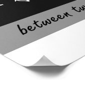 距離式の数式ポスター ポスター (角)