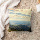 距離美しい風景自然撮影 クッション (ブランケット)