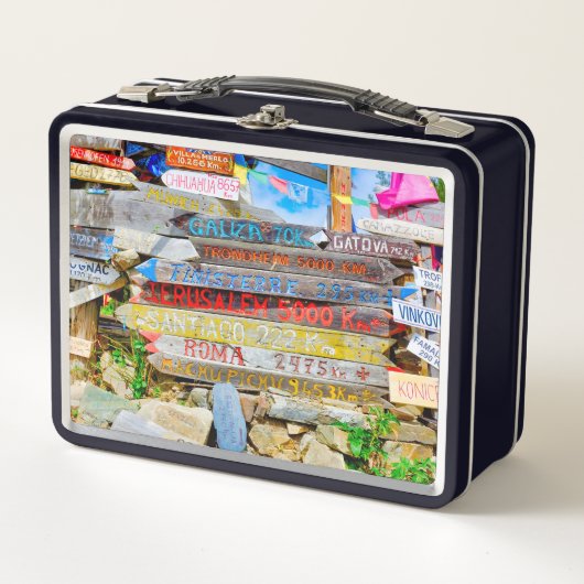 距離記号 メタルランチボックス (正面)