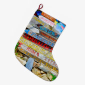 距離記号 ラージクリスマスストッキング (正面 (吊り時))