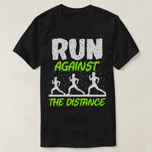 距離走マラソン Tシャツ (デザイン正面)