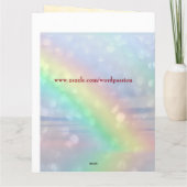 距離霊気Get Well greeting カード (裏面)