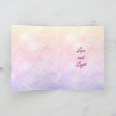 距離霊気Get Well greeting カード (内部)