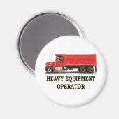 路上ダンプトラック マグネット (正面/裏面)