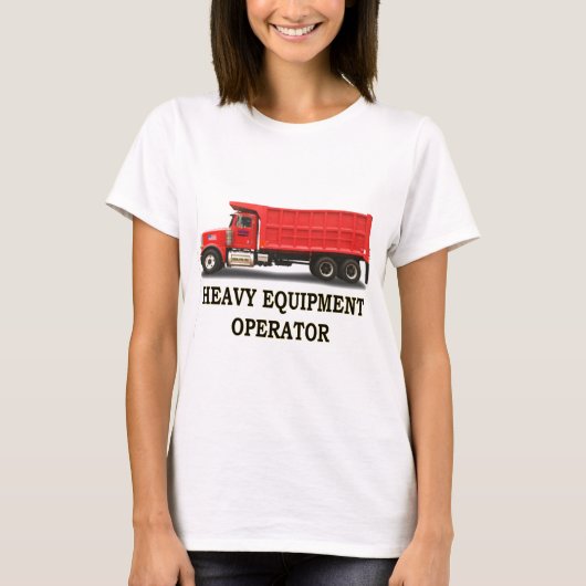 路上ダンプトラック Tシャツ (正面)