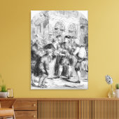 路地の変更 キャンバスプリント (インサイチュ (リビング))