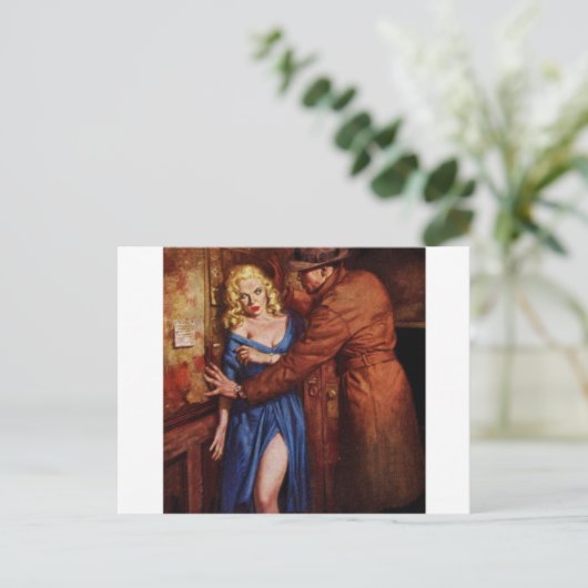 路地の少女 ポストカード (スタンド正面)