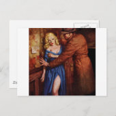 路地の少女 ポストカード (正面/裏面)