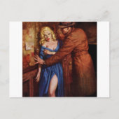 路地の少女 ポストカード (正面)