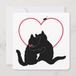 路地の猫たち　一緒にぷりぷりとバレンタインカード シーズンカード