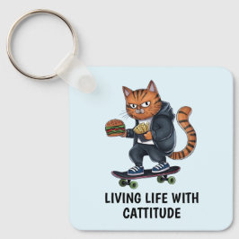 路地の猫 キーホルダー