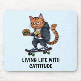 路地の猫 マウスパッド