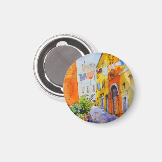 路地の風景 マグネット (正面/裏面)