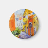 路地の風景 マグネット (正面)