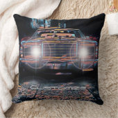 路地の駐車場のクッション クッション (ブランケット)