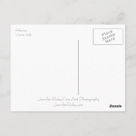 路地はがき ポストカード (裏面)