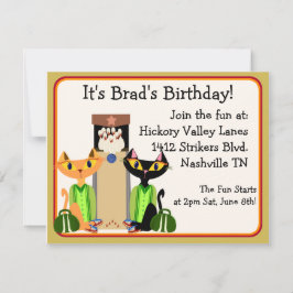 路地キャッツボーリングパーティー 招待状