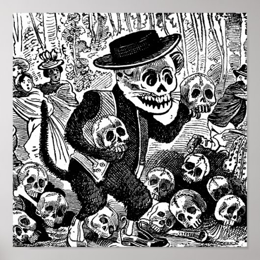 路地キャットカラベラc. 1900年代初期のメキシコ。 ポスター (正面)