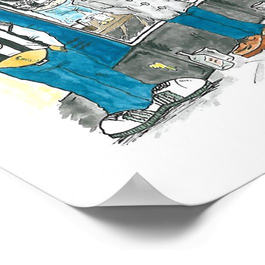 路地バー ポスター (角)