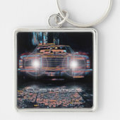 路地パーキングスクエアプレミアムキーチェーン キーホルダー (正面)