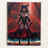 路地裏の交差点に接触を持つ悪魔の女, アニメの悪魔 プランナー手帳 (正面)