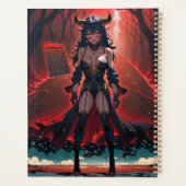 路地裏の交差点に接触を持つ悪魔の女, アニメの悪魔 プランナー手帳 (裏面)